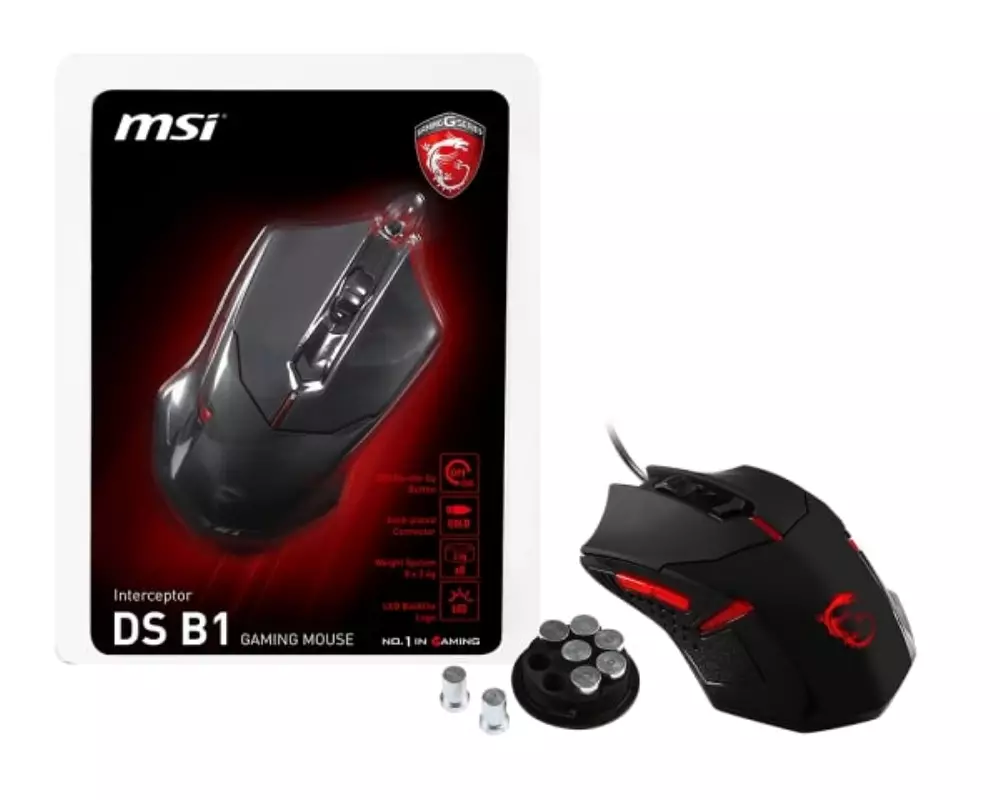 Геймърска мишка MSI Interceptor DS B1