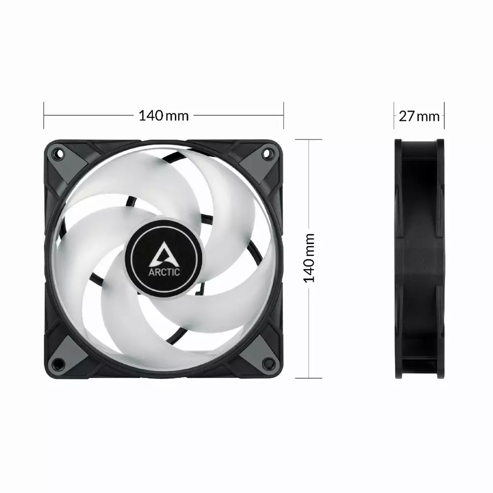 Вентилатор Arctic P14 PWM PST A-RGB 0dB (Black) - ACFAN00239A   
