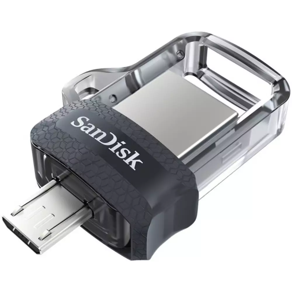 USB памет SanDisk Ultra Dual Drive 16GB Grey/Silver - SDDD3-016G-G46