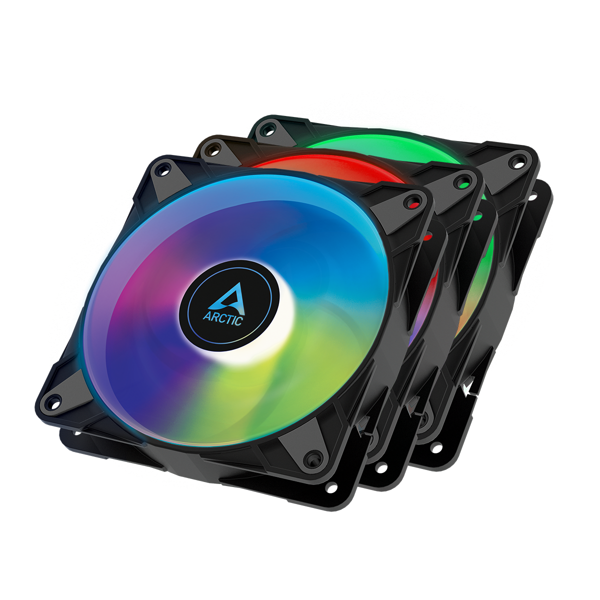 Вентилатори ARCTIC P12 A-RGB 120mm 3 Fan комплект - ACFAN00232A