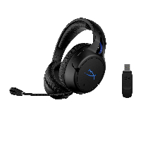  Геймърски слушалки HyperX Cloud Flight Playstation, Безжични, Черен