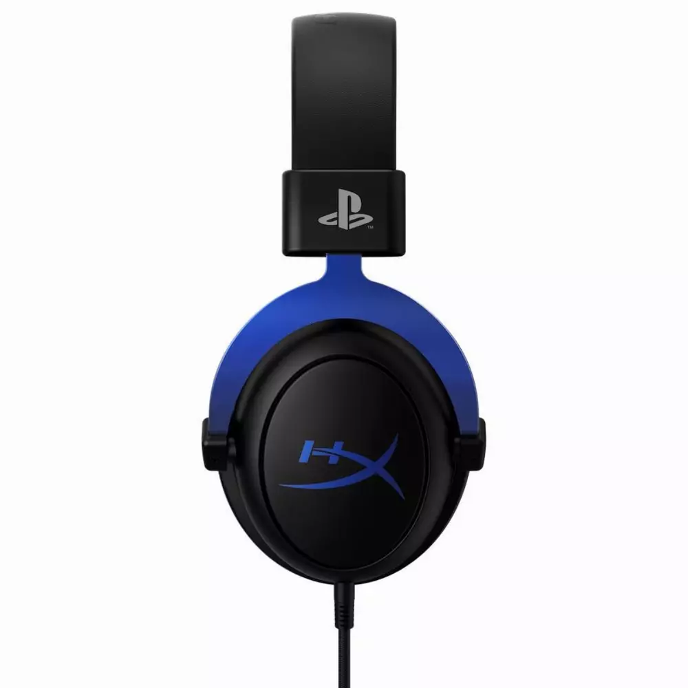 Геймърски слушалки HyperX Cloud Blue Playstation, Микрофон, Черно/Син