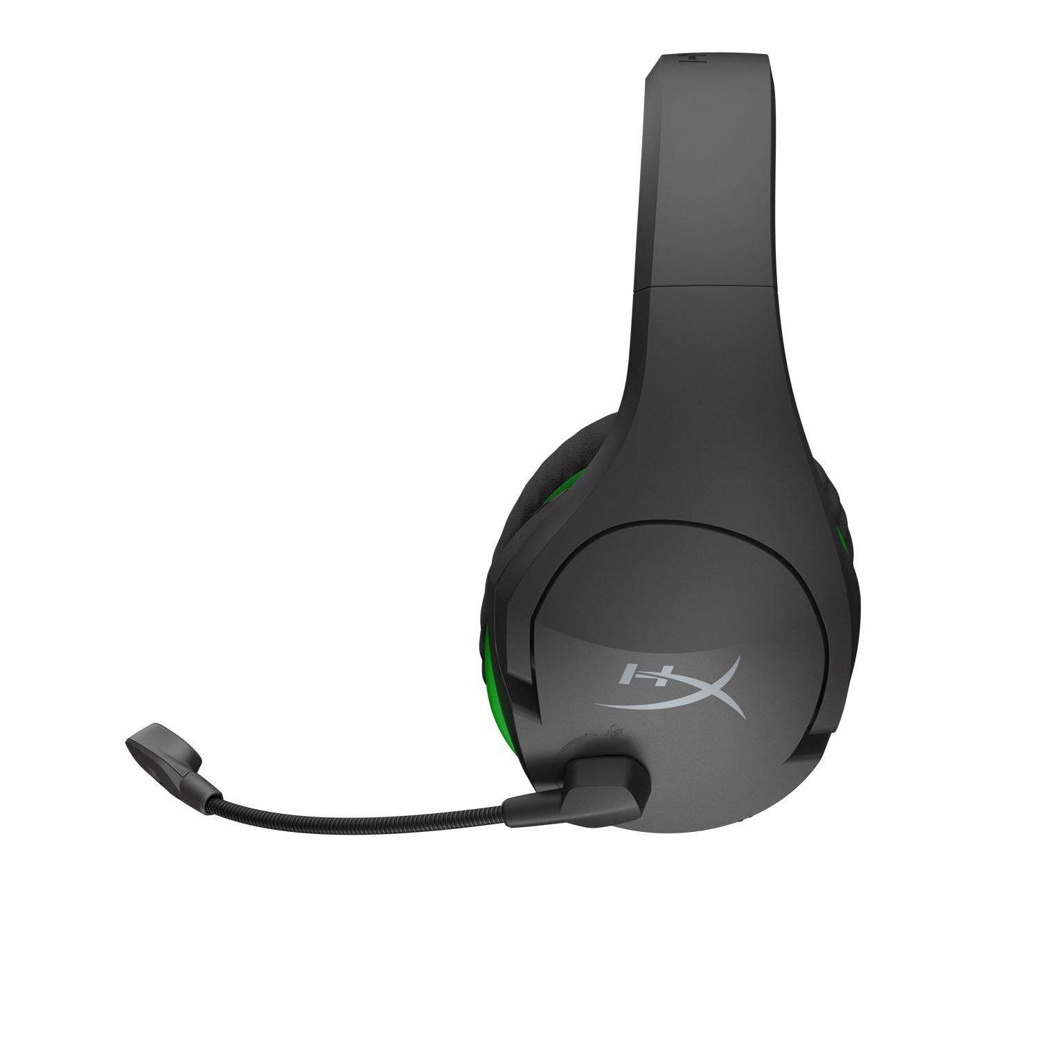 Геймърски слушалки HyperX CloudX Stinger Core, Безжични, Микрофон, Черен/Зелен