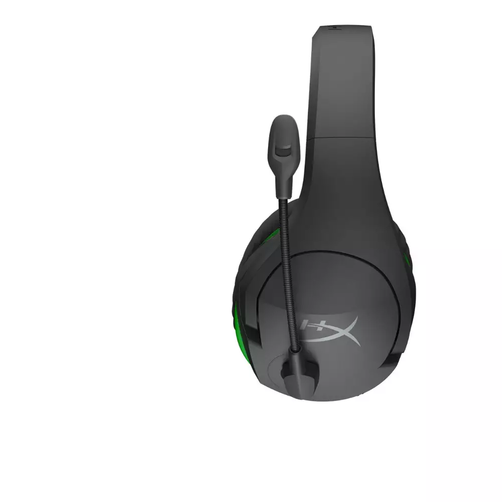 Геймърски слушалки HyperX CloudX Stinger Core, Безжични, Микрофон, Черен/Зелен