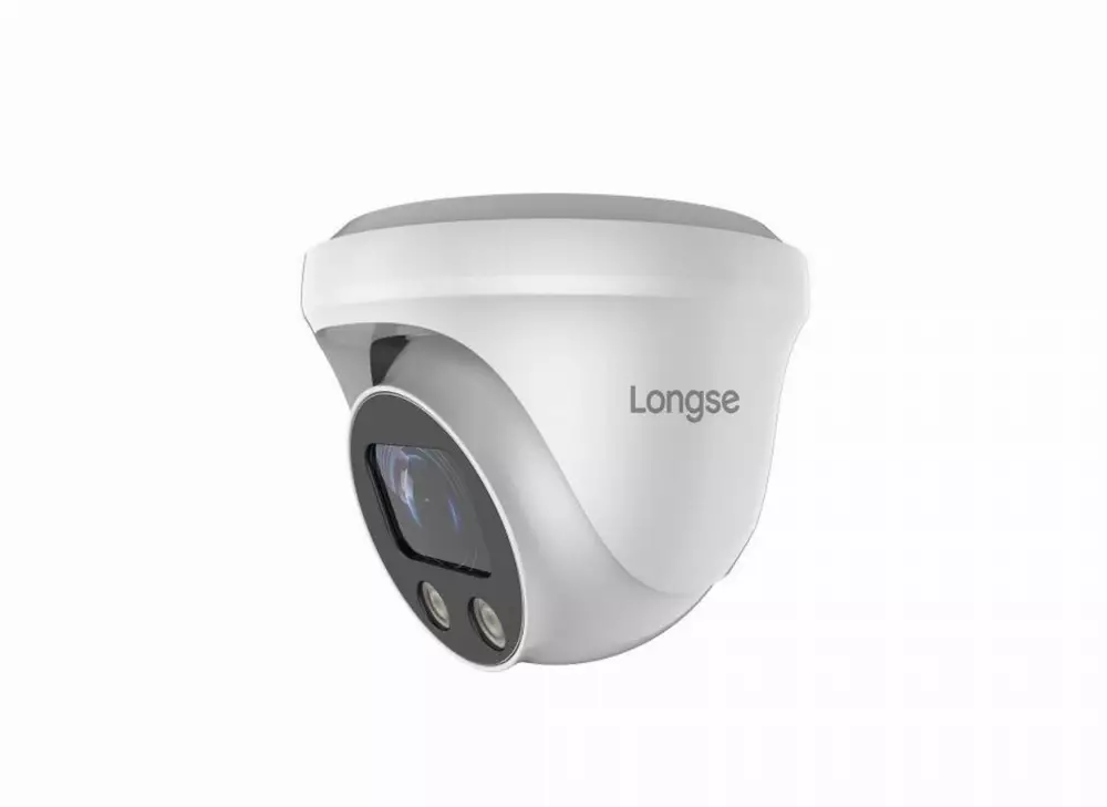 Longse IP Dome - 4k 8MP, Starlight, 5X Motor Zoom 2.7-13.5mm, POE, Mic, AI - CMLB5XRL800WH-POE-MIC