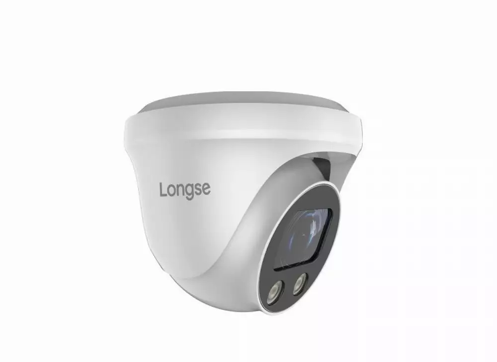 Longse IP Dome - 4k 8MP, Starlight, 5X Motor Zoom 2.7-13.5mm, POE, Mic, AI - CMLB5XRL800WH-POE-MIC