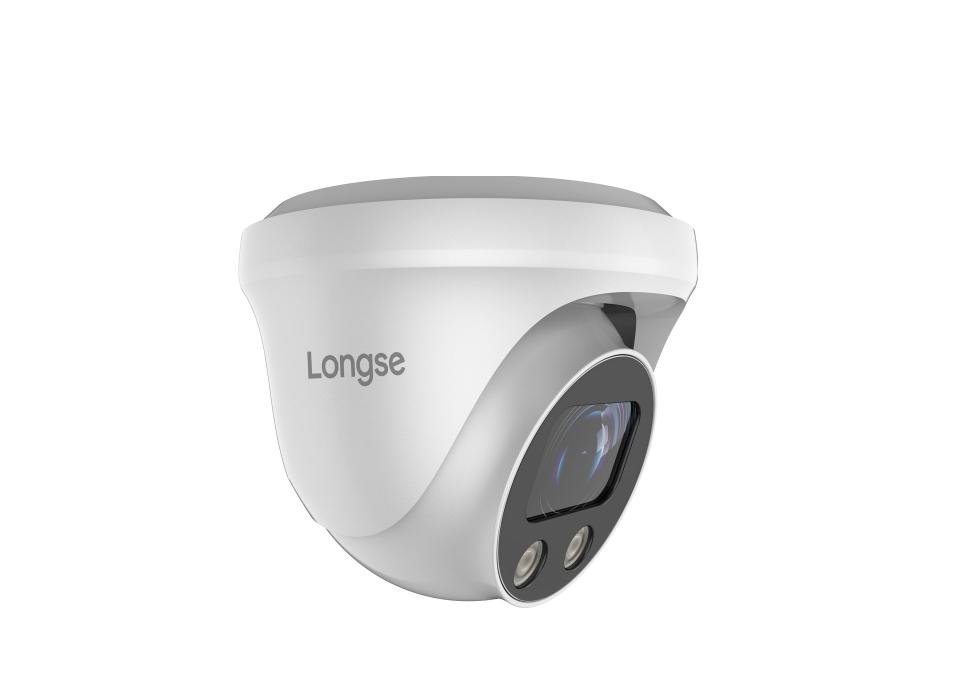 Longse IP Dome - 4k 8MP, Starlight, 5X Motor Zoom 2.7-13.5mm, POE, Mic, AI - CMLB5XRL800WH-POE-MIC