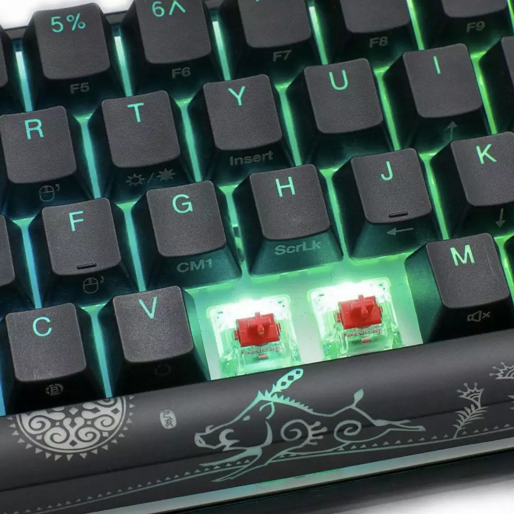 Геймърскa механична клавиатура Ducky One 2 Mini Mecha V2 RGB, Cherry MX Silent Red