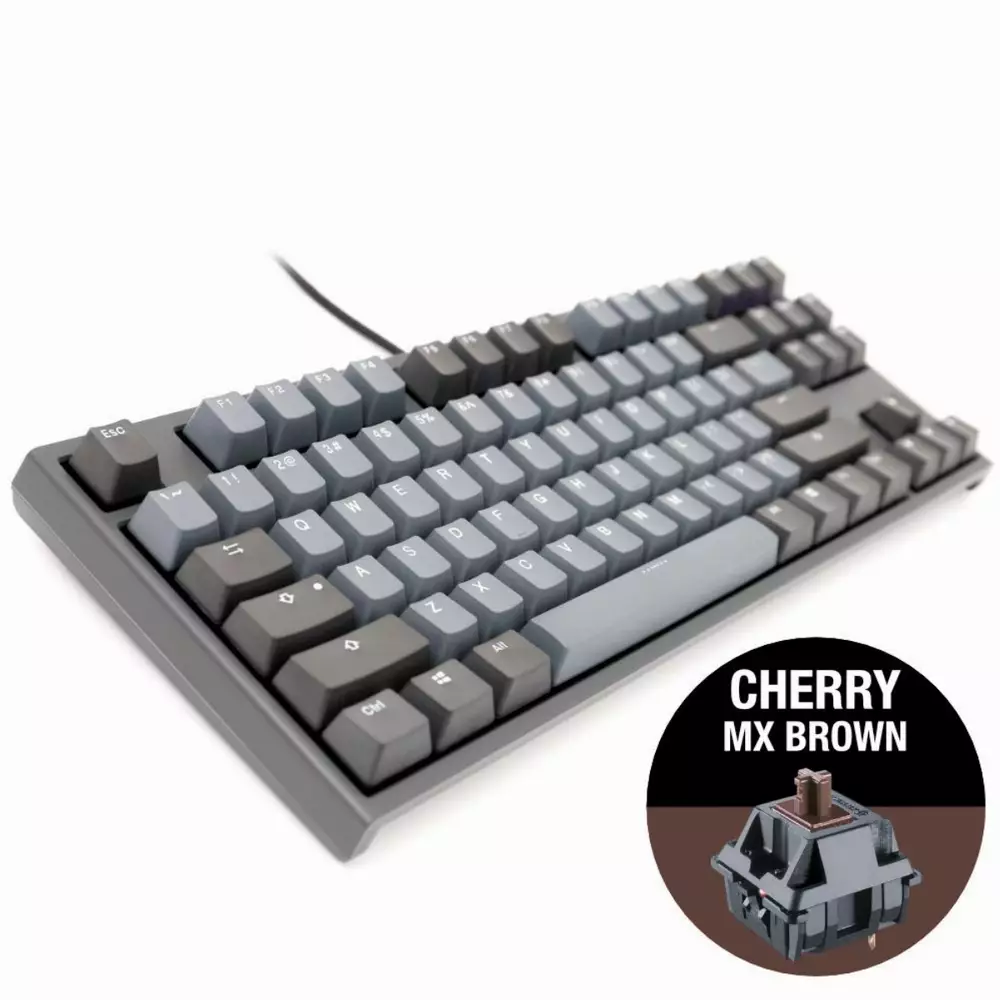 Геймърскa механична клавиатура Ducky One 2 Skyline TKL, Cherry MX Brown
