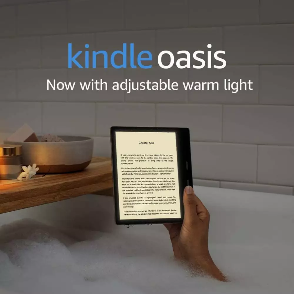 eBook четец Kindle Oasis, 7", 32GB, 10-та генерация, Сив