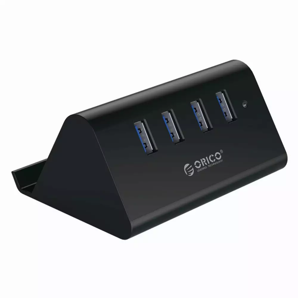 Orico хъб USB3.0 HUB 4 port, Black - SHC-U3