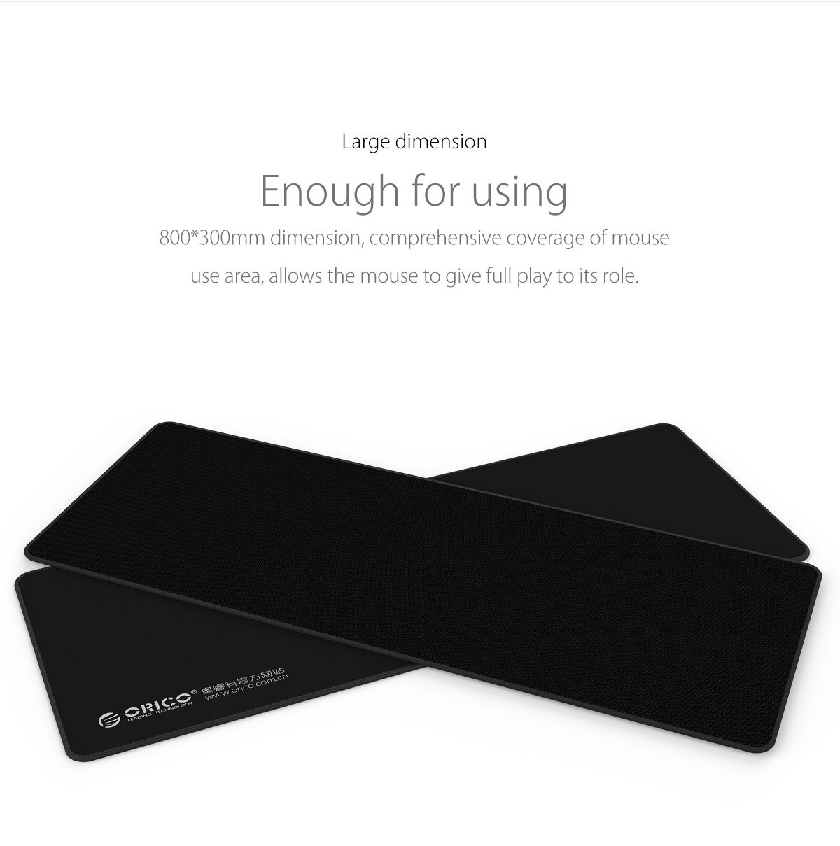 Геймърски пад Orico MPS8030-BK Mousepad Size XL (800x300x3mm)