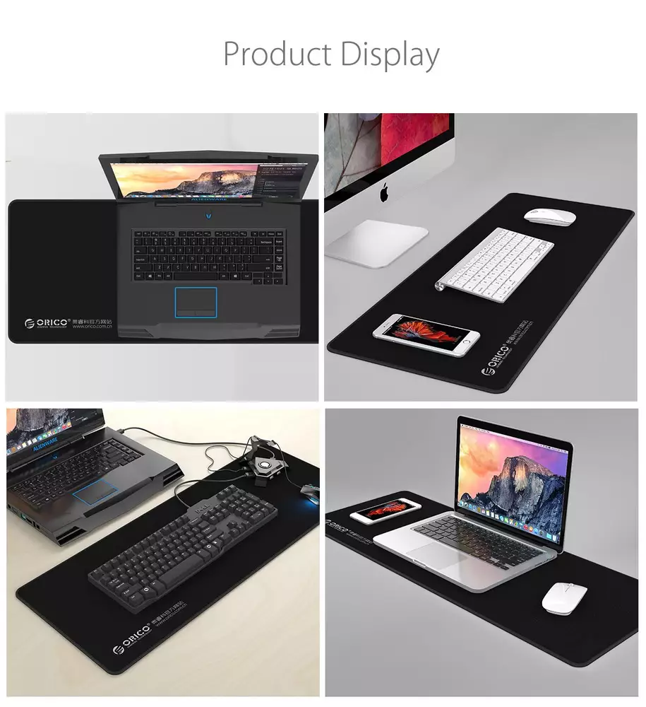 Геймърски пад Orico MPS8030-BK Mousepad Size XL (800x300x3mm)