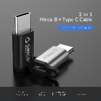 Orico преходник Adapter OTG -  USB Micro B to Type-C - CBT-MT01-SV