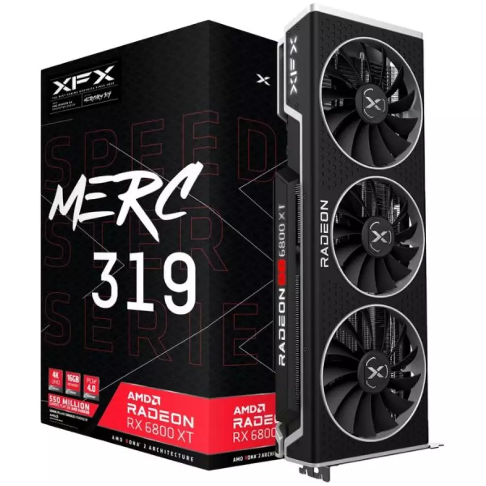 Видео карта XFX AMD Radeon RX 6800 XT MERC 319 CORE 16GB GDDR6 - RX-68XTALFD9