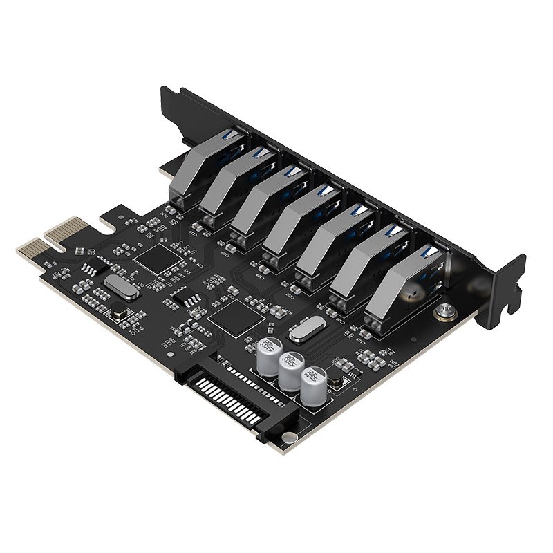 Orico карта PCI-E card 7 x USB3.0 port 5Gbps - PVU3-7U-V1