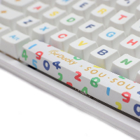 Геймърска механична клавиатура Ducky x SOU SOU One 2 Mini White RGB, Cherry MX Blue
