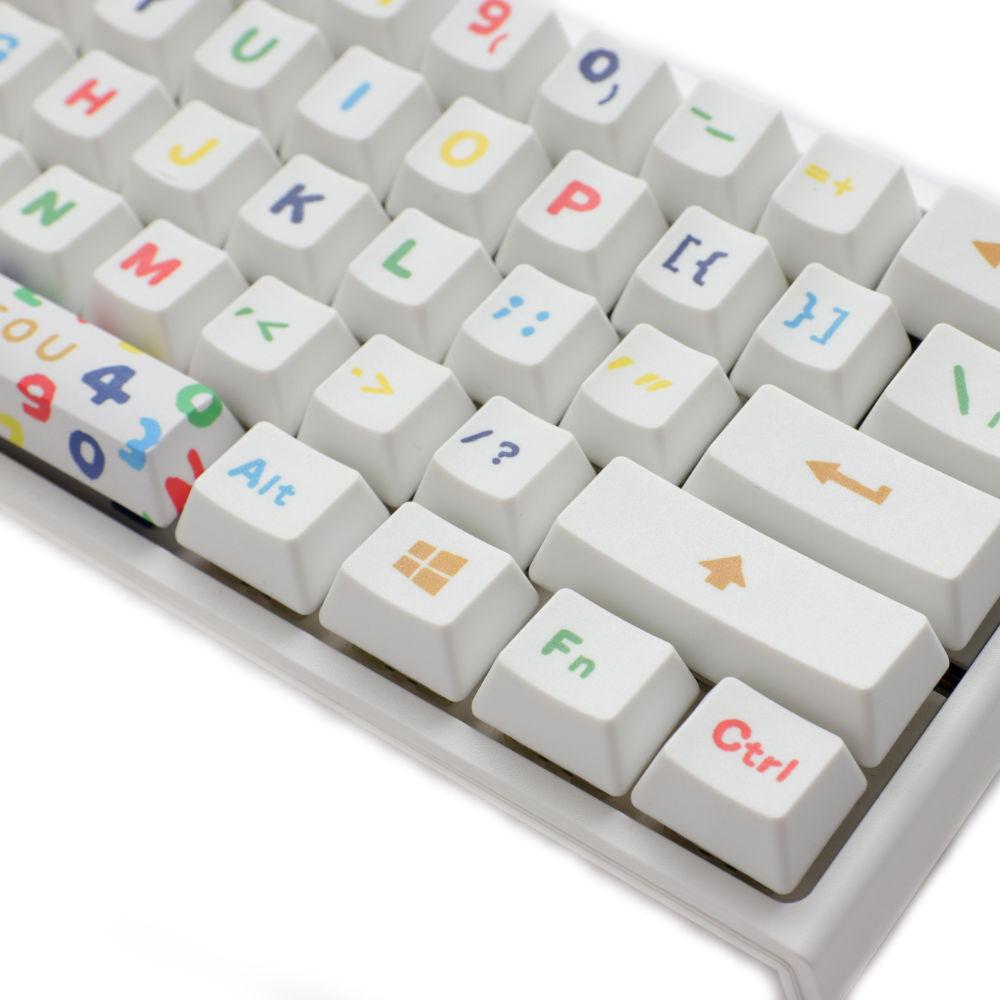 Геймърска механична клавиатура Ducky x SOU SOU One 2 Mini White RGB, Cherry MX Red