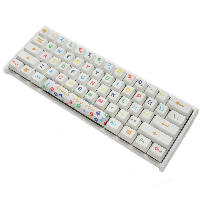 Геймърска механична клавиатура Ducky x SOU SOU One 2 Mini White RGB, Cherry MX Silver