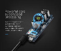 Orico хъб USB3.0 HUB 4 port - USB/Micro USB input, Black - W5P-U3-030