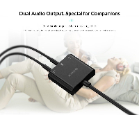 Външна звукова карта Orico  USB Sound card - Headphones, Mic, 4 PIN headset, Black - SKT3-BK