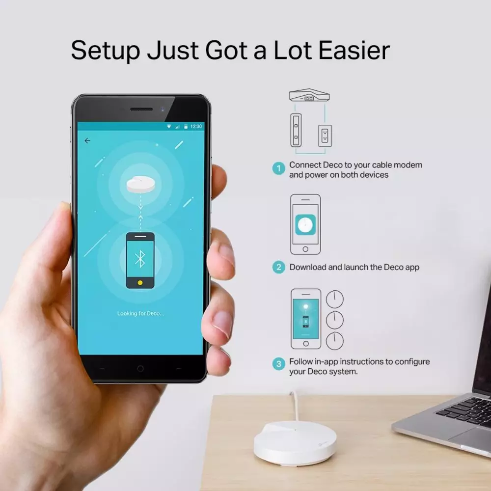 Безжичен рутер TP-Link Deco M5 AC1300 Mesh