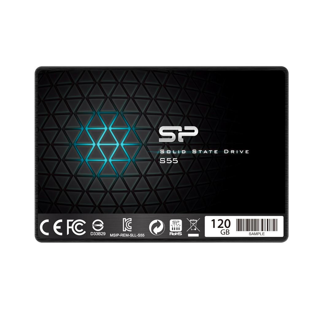 Диск SSD Silicon Power S55 120GB 2.5" SATA3 6Gb/s - SP120GBSS3S55S25