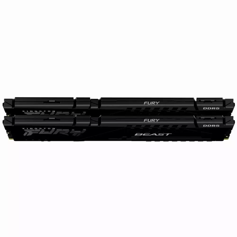 Памет Kingston FURY Beast Black 32GB (2x16GB) DDR5 5600MHz CL40 - KF556C40BBK2-32