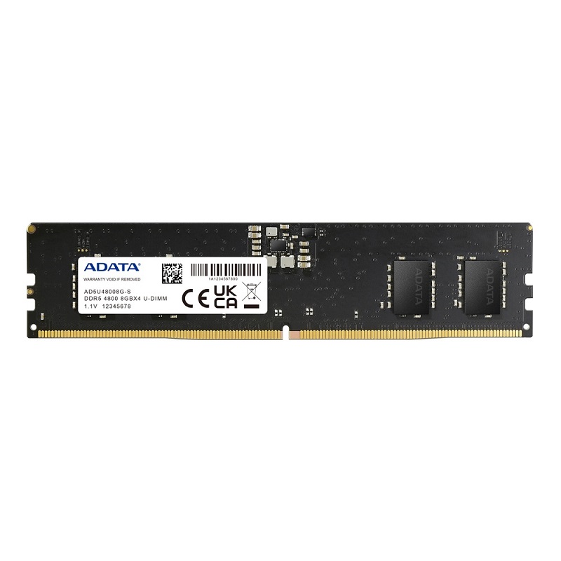 Памет ADATA 16GB DDR5 4800MHz UDIMM CL40 - AD5U480016G-S