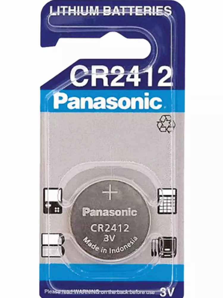 Бутонна батерия литиева CR2412 PANASONIC