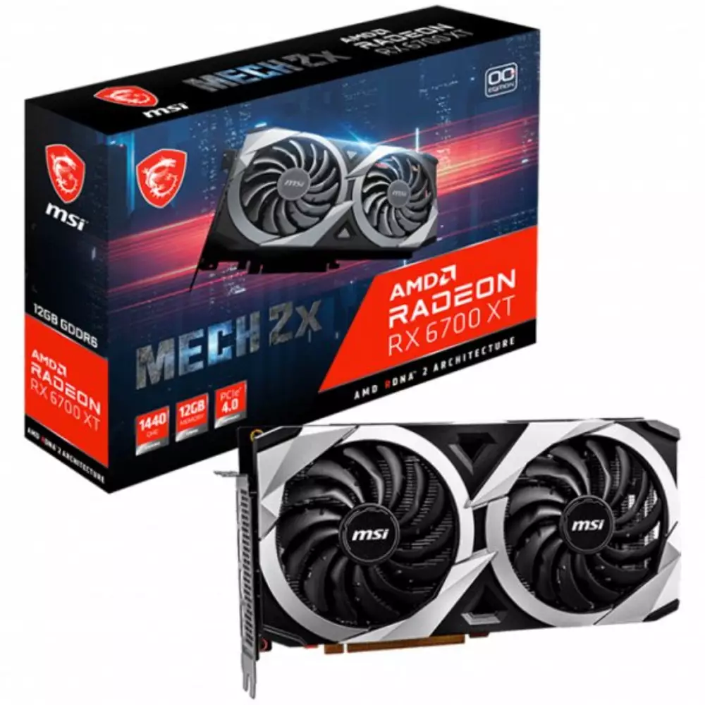 Видео карта MSI AMD Radeon RX 6700 XT MECH 2X 12G