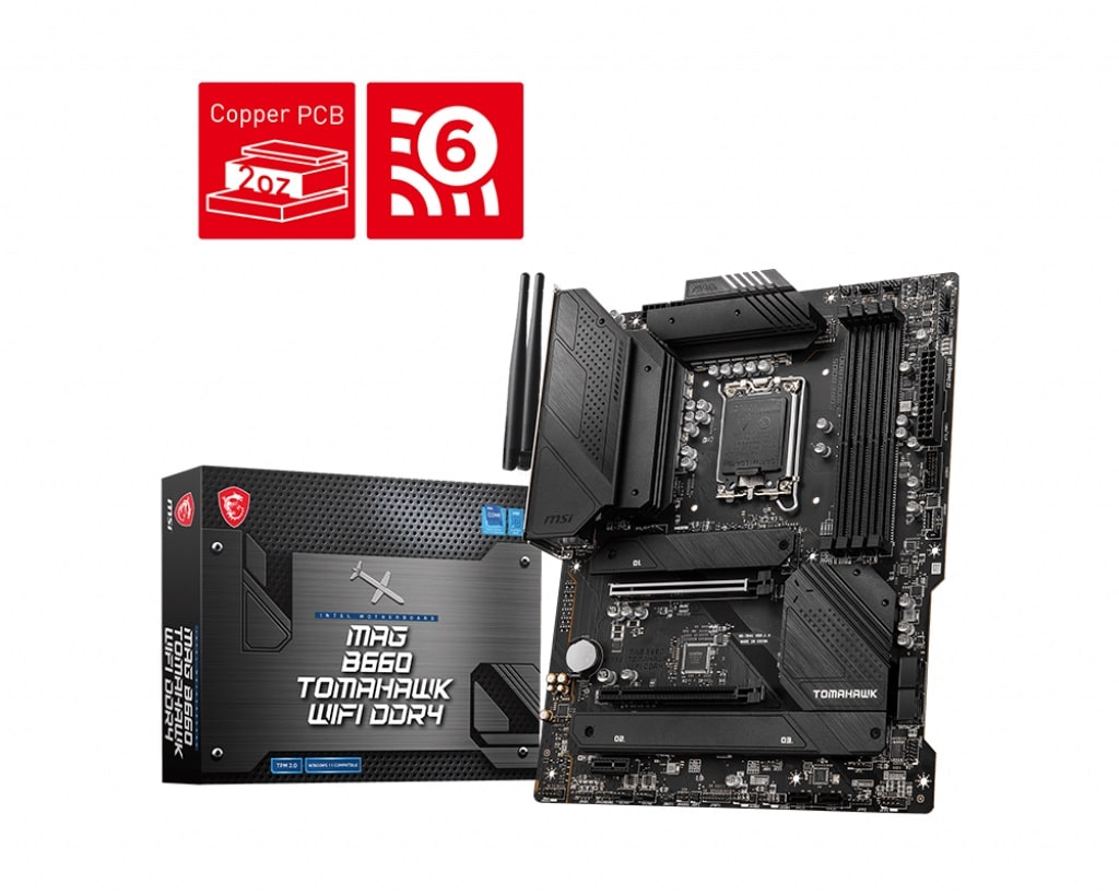 Дънна платка MSI MAG B660 TOMAHAWK WIFI D4 DDR4 LGA1700