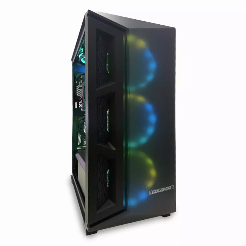 Геймърски компютър MK III Dark Knight Powered by ASUS (Intel Core i5-11400F, B560M, RTX 3060, 16GB DDR4, 256GB NVMe, 1TB HDD, 550W 80+ Bronze)