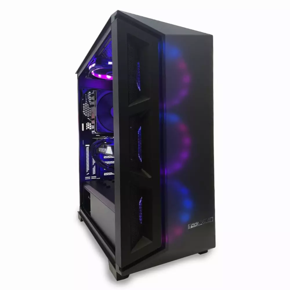 Геймърски компютър MK III Dark Knight Powered by ASUS (Intel Core i5-11400F, B560M, RTX 3060, 16GB DDR4, 256GB NVMe, 1TB HDD, 550W 80+ Bronze)