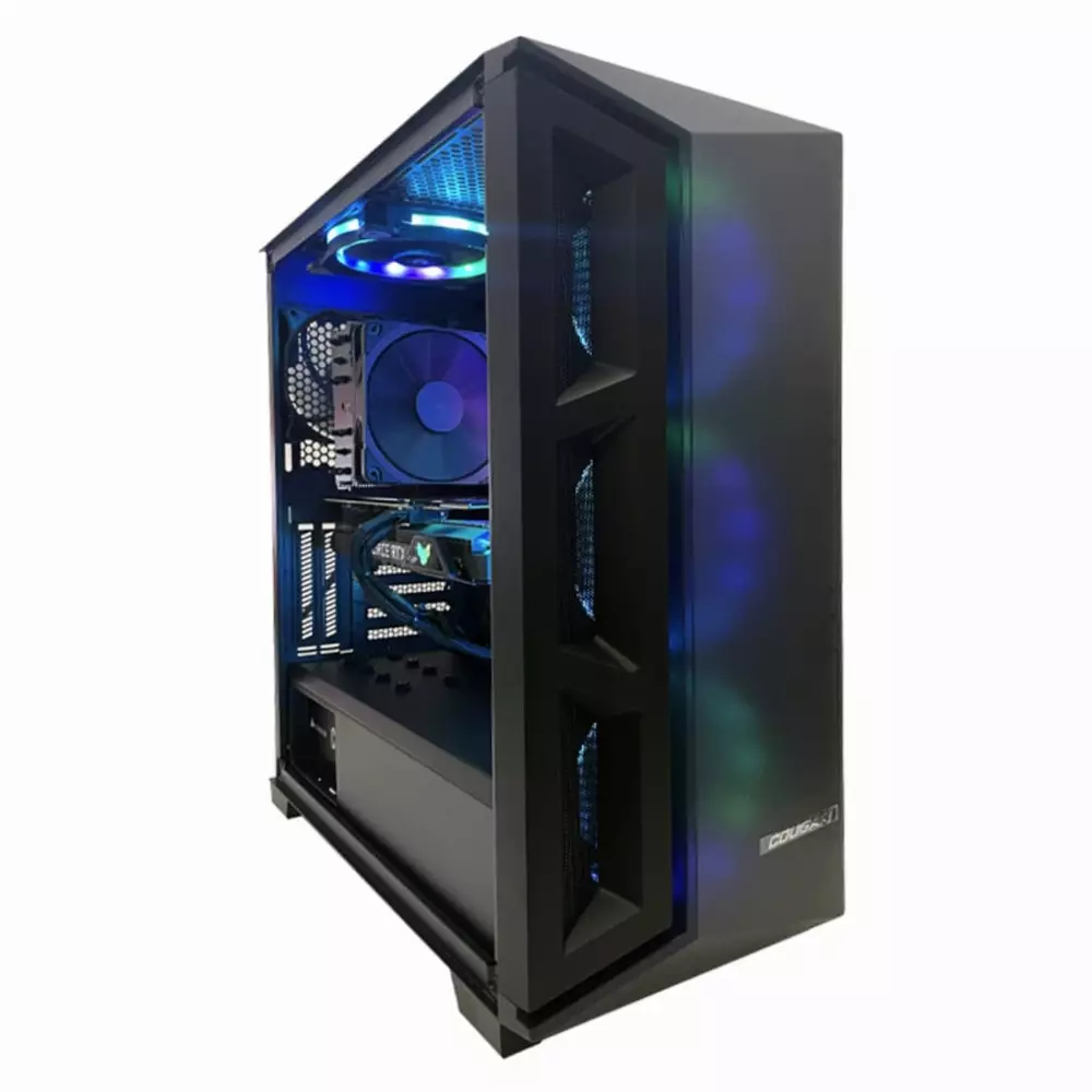 Геймърски компютър MK III Dark Knight Powered by ASUS (Intel Core i5-11400F, B560M, RTX 3060, 16GB DDR4, 256GB NVMe, 1TB HDD, 550W 80+ Bronze)