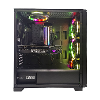 Геймърски компютър MK III Dark Knight Powered by ASUS (Intel Core i5-11400F, B560M, RTX 3060, 16GB DDR4, 256GB NVMe, 1TB HDD, 550W 80+ Bronze)
