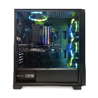 Геймърски компютър MK III Dark Knight Powered by ASUS (Intel Core i5-11400F, B560M, RTX 3060, 16GB DDR4, 256GB NVMe, 1TB HDD, 550W 80+ Bronze)