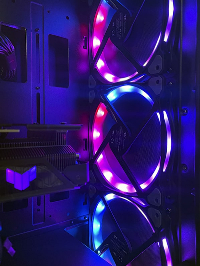 Геймърски компютър MK III Dark Knight Powered by ASUS (Intel Core i5-11400F, B560M, RTX 3060, 16GB DDR4, 256GB NVMe, 1TB HDD, 550W 80+ Bronze)