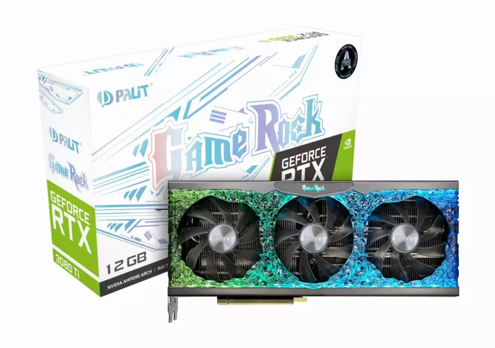 Видео карта Palit GeForce RTX 3080 Ti GameRock 12GB GDDR6X - NED308T019KB-1020G