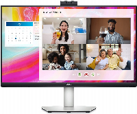 Монитор Dell 27" S2722DZ-14, IPS, QHD 2560x1440, 75Hz, 4ms, FreeSync, USB-C, Cam, Mic, HDMI