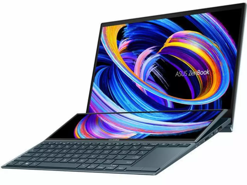 Лаптоп ASUS ZenBook Duo 14 Screen Pad Plus UX482EA-EVO-WB713R - 90NB0S41-M02340 