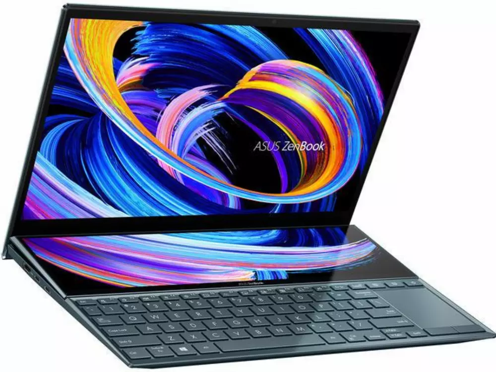 Лаптоп ASUS ZenBook Duo 14 Screen Pad Plus UX482EA-EVO-WB713R - 90NB0S41-M02340 