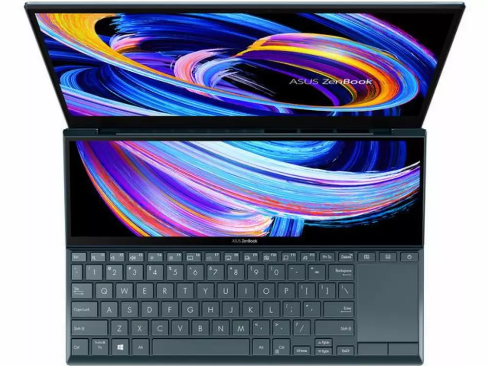 Лаптоп ASUS ZenBook Duo 14 Screen Pad Plus UX482EA-EVO-WB713R - 90NB0S41-M02340 