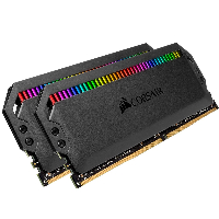 Памет Corsair Dominator Platinum RGB Black 32GB (2x16GB) DDR4 3200MHz CL16 - CMT32GX4M2C3200C16