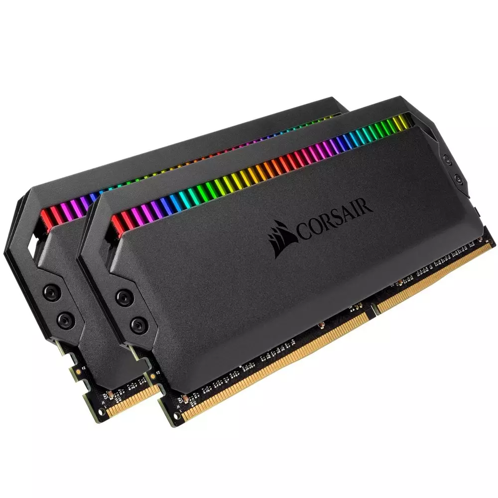 Памет Corsair Dominator Platinum RGB Black 16GB (2x8GB) DDR4 3200MHz CL16 - CMT16GX4M2Z3200C16