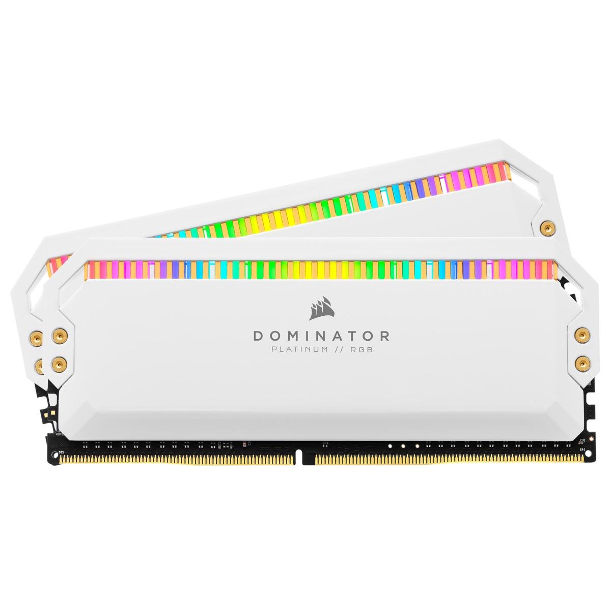 Μνήμη Corsair Dominator Platinum RGB White 16GB (2x8GB) DDR4 3200MHz CL16 - CMT16GX4M2C3200C16W