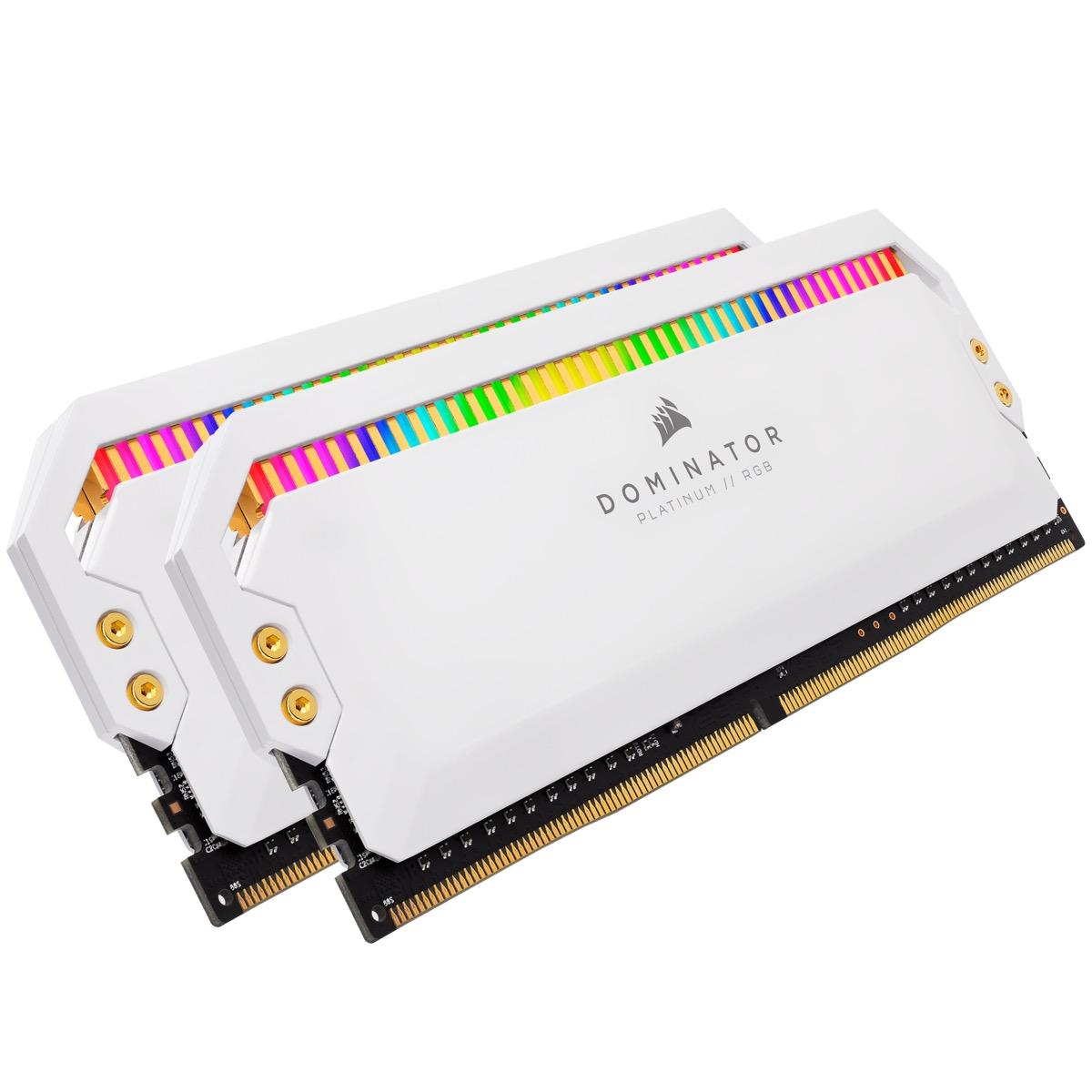 Μνήμη Corsair Dominator Platinum RGB White 16GB (2x8GB) DDR4 3200MHz CL16 - CMT16GX4M2C3200C16W