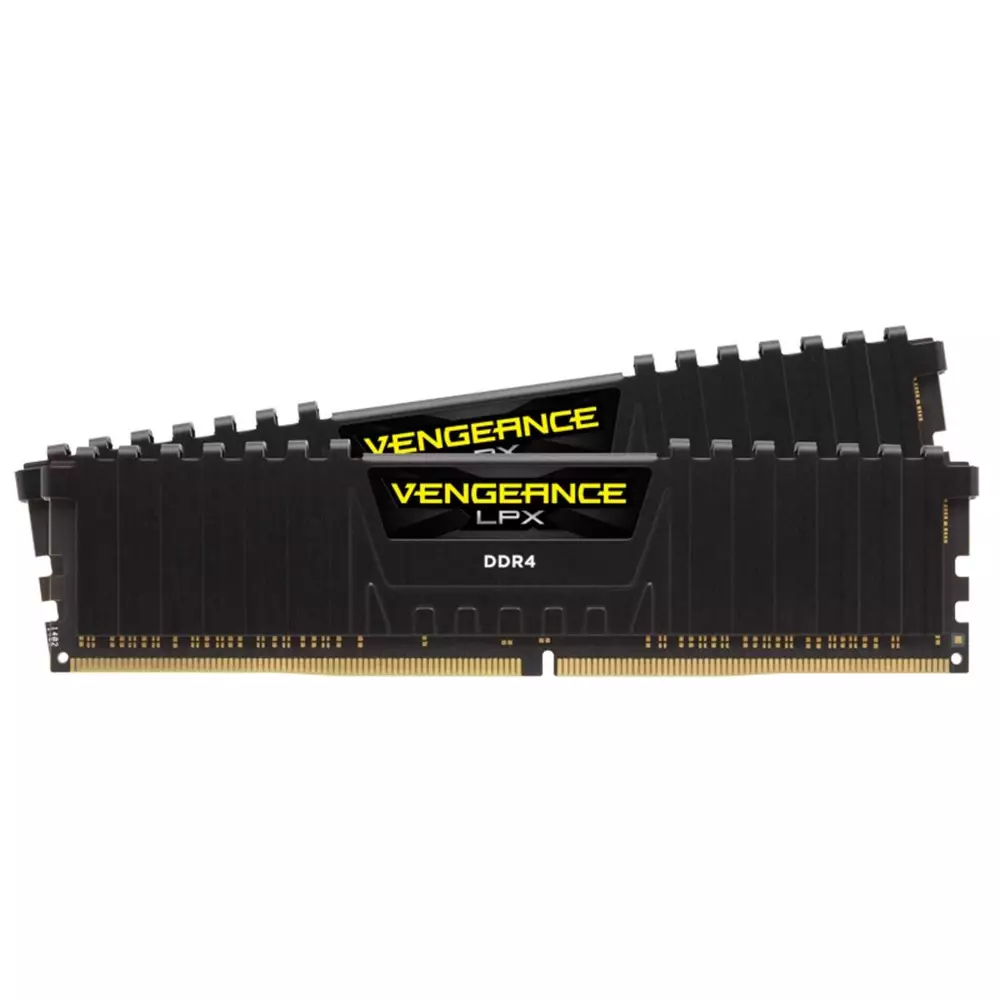 Памет Corsair Vengeance LPX Black 32GB (2x16GB) DDR4 3200MHz CL16 - CMK32GX4M2E3200C16