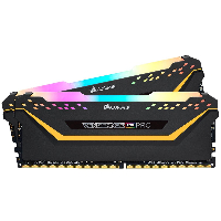 Памет Corsair Vengeance PRO RGB TUF Black 16GB (2x8GB) DDR4 3200MHz CL16 - CMW16GX4M2C3200C16-TUF
