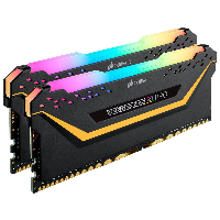 Памет Corsair Vengeance PRO RGB TUF Black 16GB (2x8GB) DDR4 3200MHz CL16 - CMW16GX4M2C3200C16-TUF